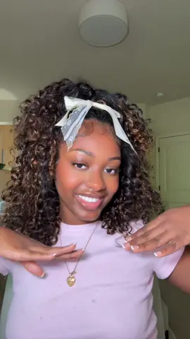 Super cute 😍🌸 @ISEEHAIR #halfwigtok #humanhair #fyp #foryoupage 