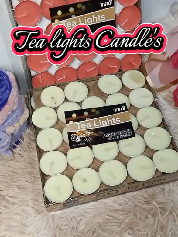 Tea lights Candles Perfect for any occasions  Shop now!! #tealights #candles #tealightcandle #fyp #tealight 