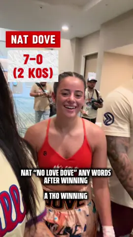 Someone get this girl a STEAK😤🥩 NAT “NO LOVE DOVE” Wins by TKO the 5th round🔥🔥🔥 WE STILL LIVE- COME WATCH!!!!!!🫵🏼 LIVE NOW ON YOUTUBE (LINK IN STORIES) Main card begins at 8pm ET Live on @daznboxing for FREE no subscription needed@❌🖤🕊️ 