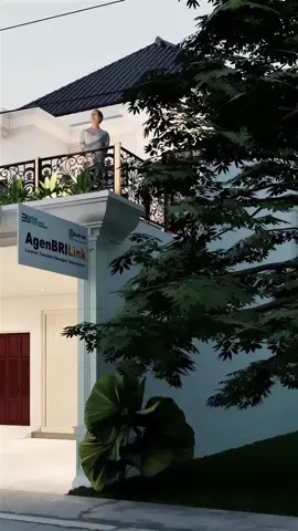 rumah dan toko 2 lantai dengan sentuhan klasik  #fypシ #jasadesainrumah #viralvideo 