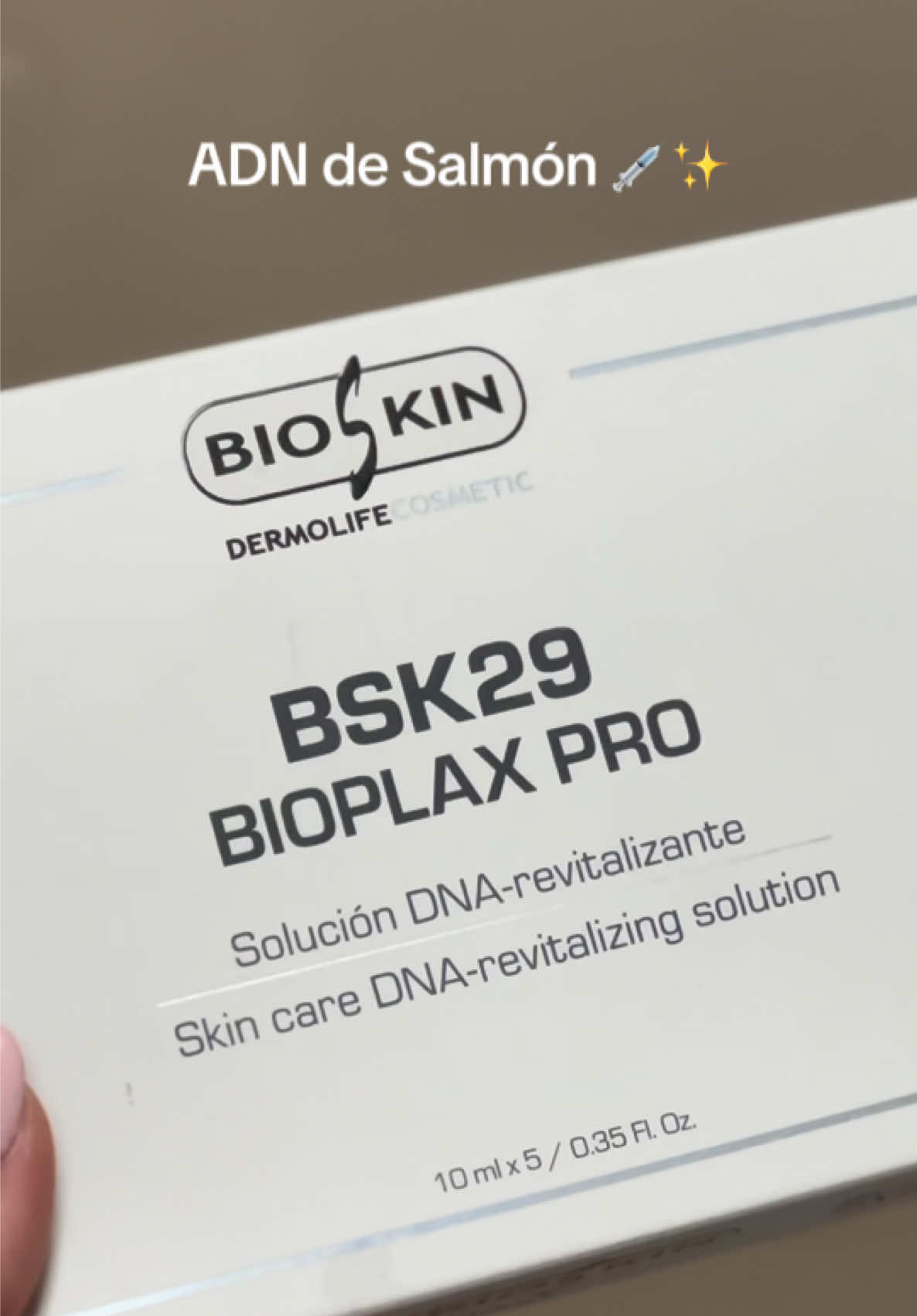 ADN de salmón💉💆🏼‍♀️ #facial #adndesalmon #hidratante 