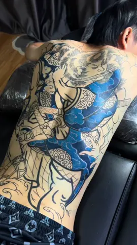 #ลายสักเต็มหลัง #รับสักลาย #มหาสารคาม #ฟีดดดシ .!💙🫶🏻💉