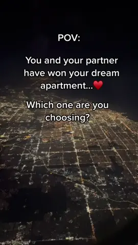 POV: You and your partner just got the keys 🔑 Which apartment is calling your name?  #fyp #dreamapartment #couplegoals #luxuryliving