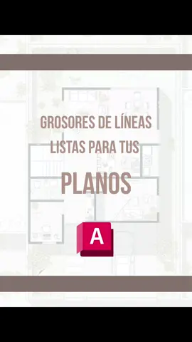 🚀¿Tus planos no se valorizan bien? El secreto está en los grosores de línea🚀 Hoy te comparto mis plantillas listas en escala de grises para 1:50, 1:100, 1:200 y 1:500. Comenta 