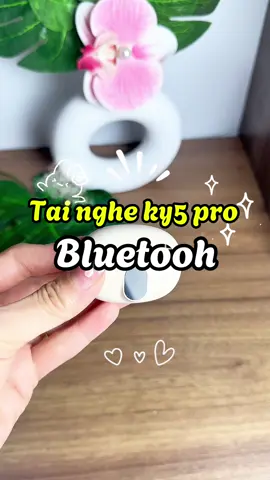 Tai nghe nhỏ gọn nghe êm mà phân khúc giá rẻ thì đáng để thử nha mn#tainghe #tainghebluetooth #ky5pro #hottrend 