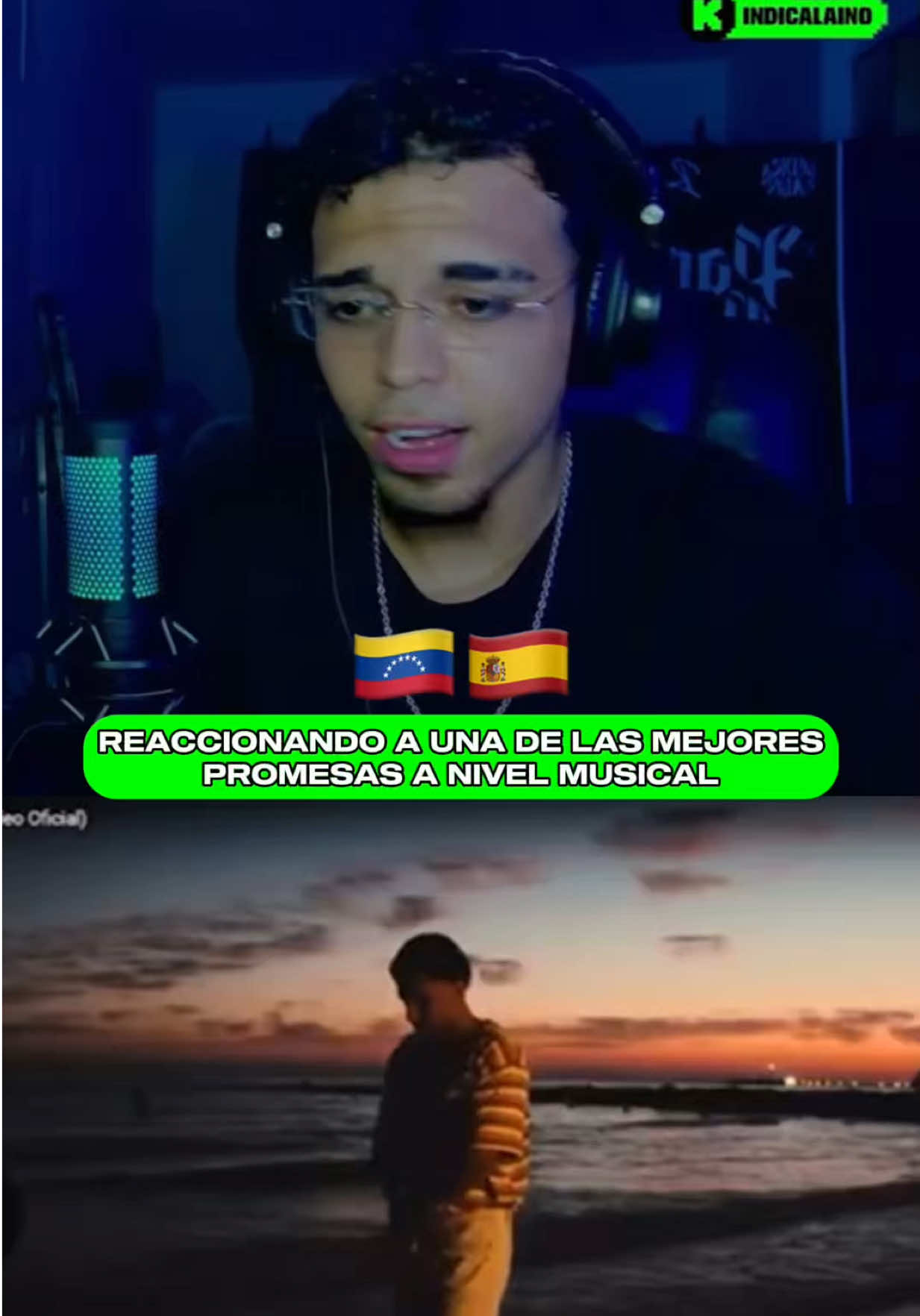 REACCIONANDO A @sammer PROMESA VENEZOLANA 🇻🇪 EN ESPAÑA 🇪🇸🚨@IndicaLaino #venezuela #fyp #paratiiiiiiiiiiiiiiiiiiiiiiiiiiiiiii #musica #españa 💚 TODO ESTO EN KICK: Indicalaino 