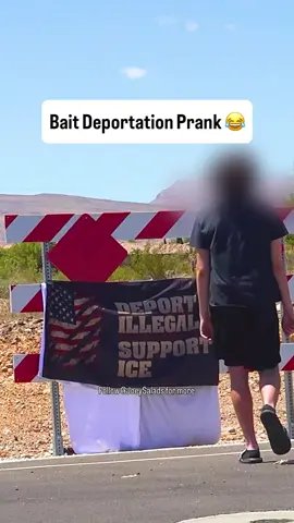 Bait Deportation Flag Prank 🤣 #Pranks #JoeySalads #ViralVideos 