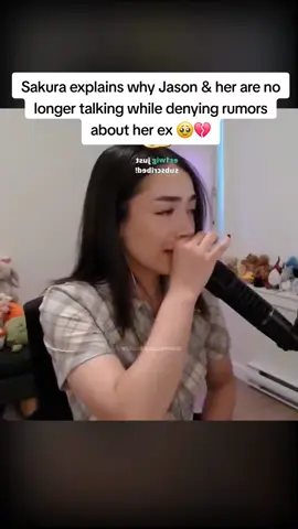 Sakura explains why Jason & her are no longer talking while denying rumors about her ex #jasontheween #sakurashymko #trending #viral #fyp 