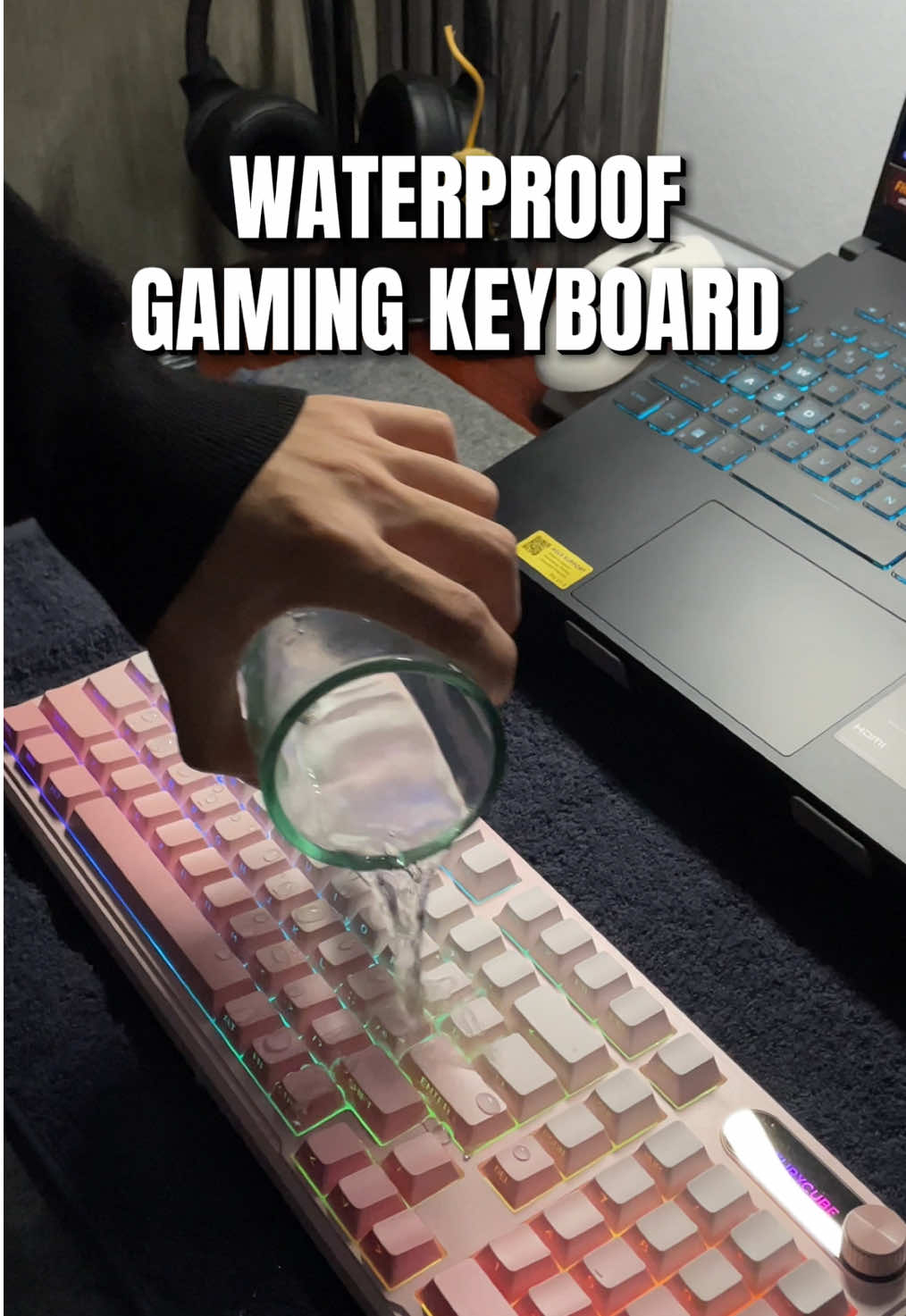 Furycube IP98 Full Sized Waterproof Gaming Keyboard #keyboard #gamingkeyboard #furycube #furycubeip98 #fyp 