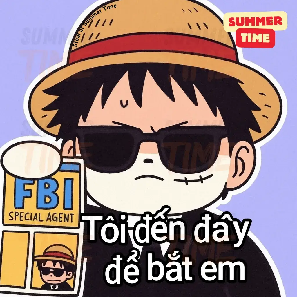 Vẽ đúng tinh thần tính cách của Lù luôn đó 😎😎😎 #chat #cute #mes #stickers #luffy 