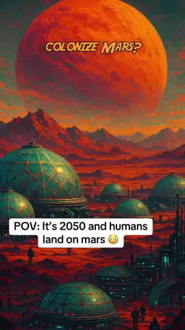 POV: It’s 2050 and humans land on mars 😳 #space #alien #story 