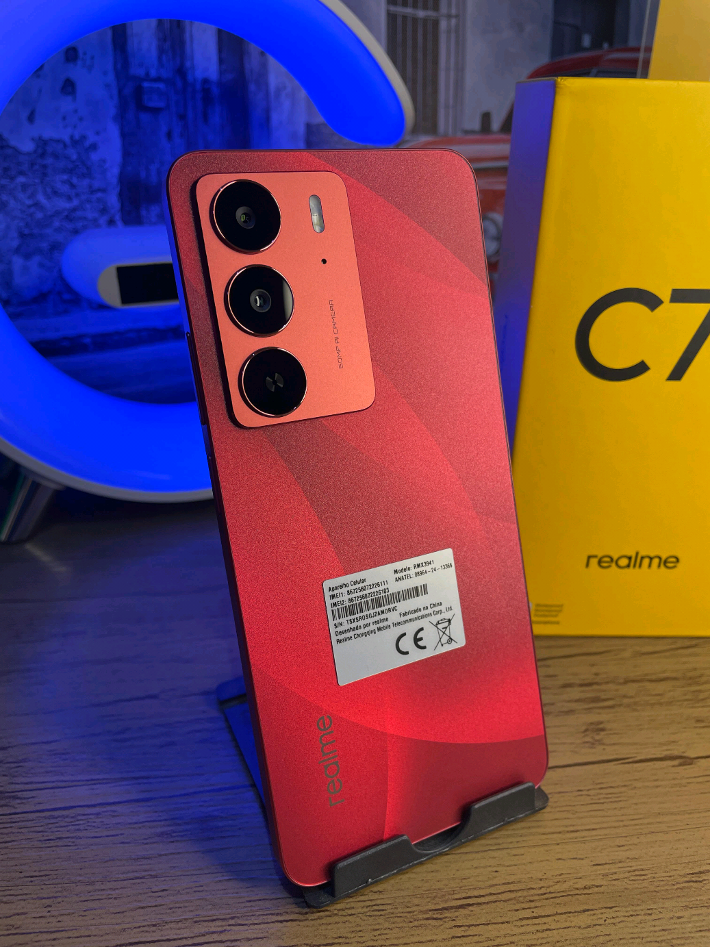 Realme C75 vermelho 🤩 #realme #vermelho #exclusive 