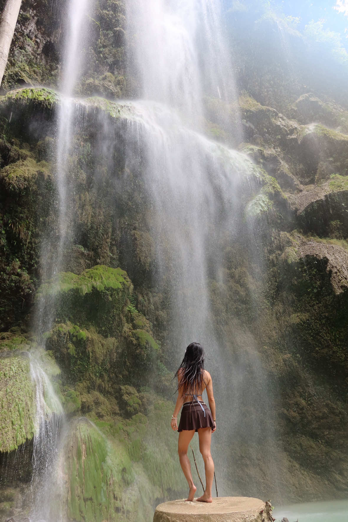 Living the dream!  #tumalogfalls #phillipines #waterfall #cebu #moalboalcebu #oslob #humandrone #fyp #foryou #foryoupage #travel #xh #xuhuong 