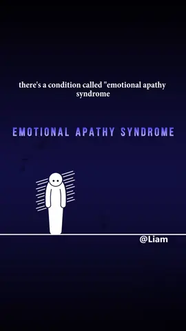 In psychology, there is a symptom called emotional apathy#psychology #LearnOnTikTok #MentalHealth #foryou 