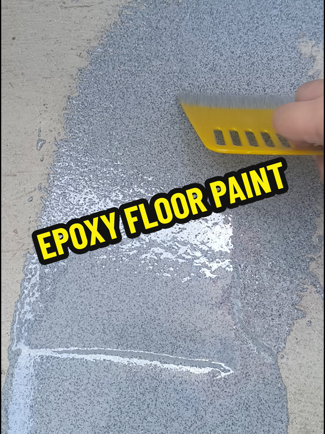 EPOXY FLOOR SAND PAINT🫟  #epoxy #epoxyresin #floorpaint #trend #fypシ゚ 