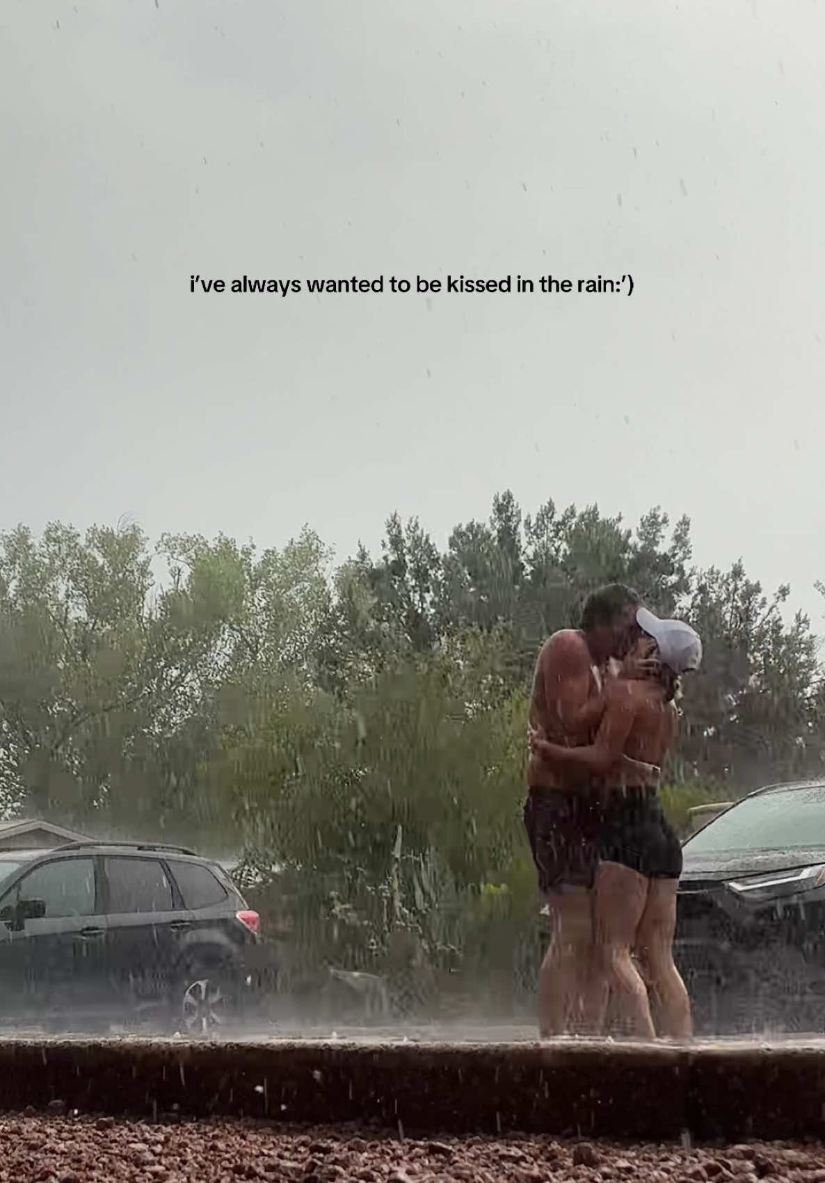 and it was HAILING🥺