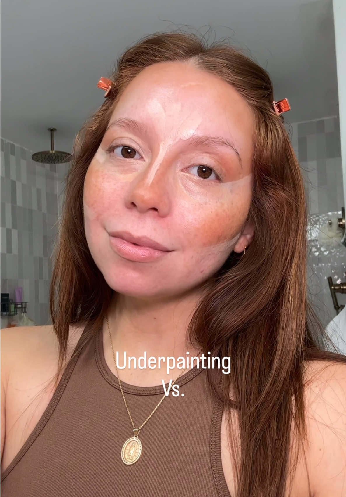 I don’t underpaint all the time but I do love how it looks when I do😍 I’ve been obsessed with Mary Phillips new launch of her makeup brand and her technique is just amazing. I’m trying not to buy because I have similar things already so I did this with products I already had lol  #latinacontentcreator #everydaymakeup #underpainting #motd #MakeupRoutine 