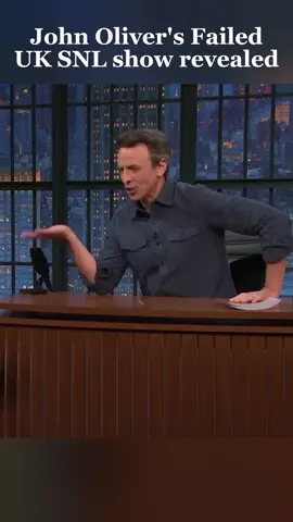 John Oliver's Failed UK SNL Show Revealed! #latenightwithsethmeyers  #SNL  #JohnOliver #behindthescenes  #viraltiktok 