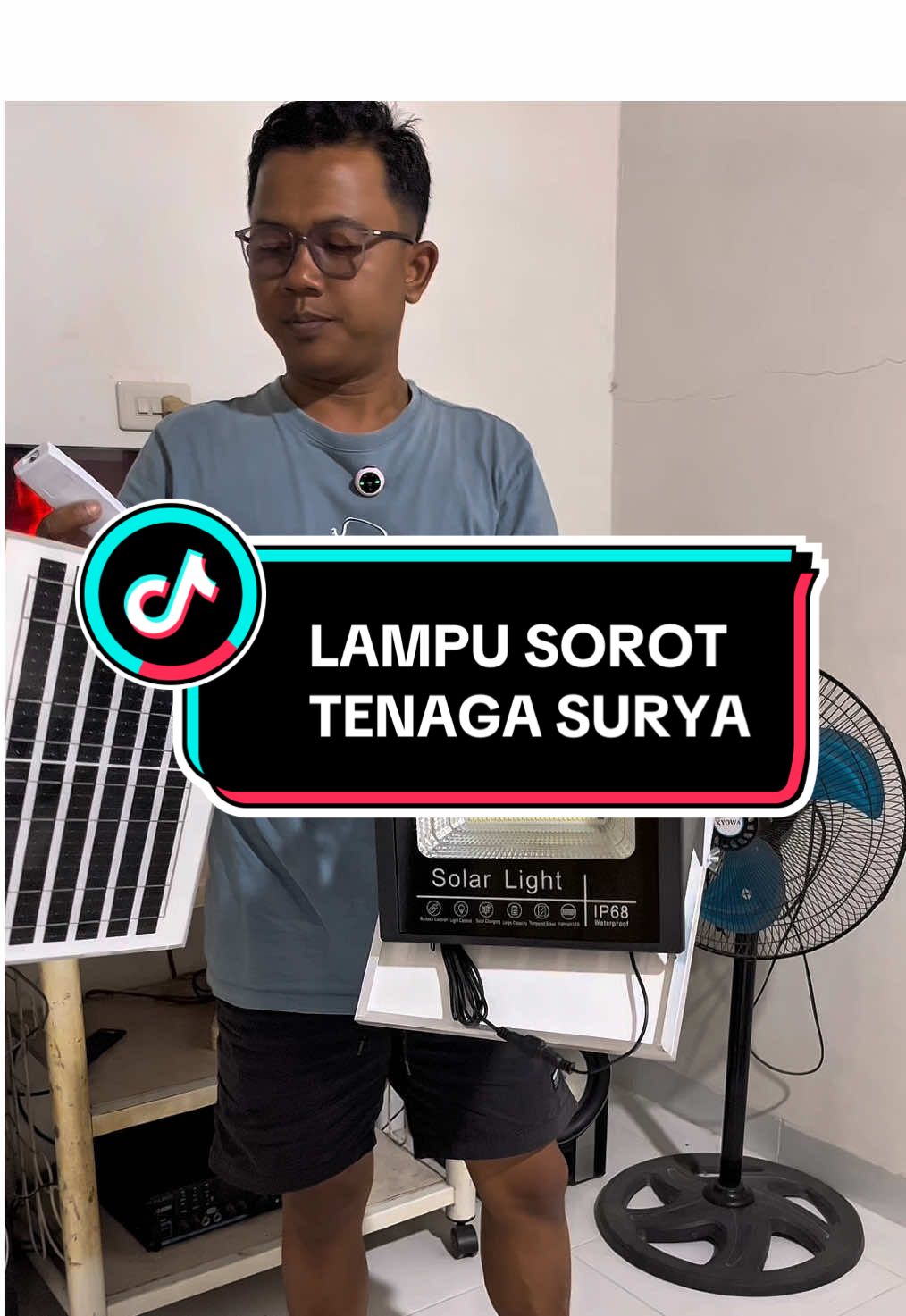 Lampu tenaga surya beli 1 gratis 1 anti air #tenagasurya 