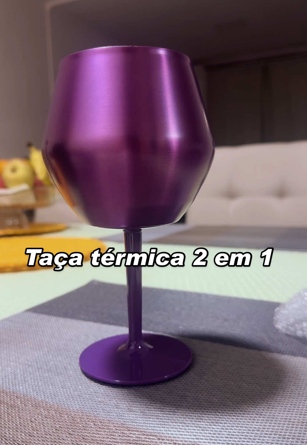 Taça térmica 2 em 1   #taçatermica #copotermico 