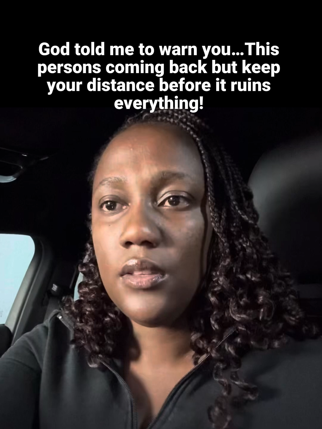 God told me to warn you…This persons coming back but keep your distance before it ruins everything! #god #godisgood #godlovesyou