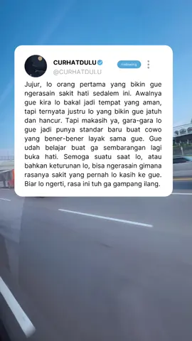 Makasih ya udah bikin gue sakit, sekarang standar gue jauh lebih tinggi #brokenheart #galaubrutal #fyppppppppppppppppppppppp #curhatanhati 