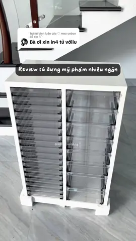 Trả lời @♡ meo unbox đồ xịn 𐙚˚⋆ ai nhiều đồ makeup hay nail gì muốn gọn gàng thì tham khảo nha ✨ #tunhieungan #decor #review #xuhuong #viral 