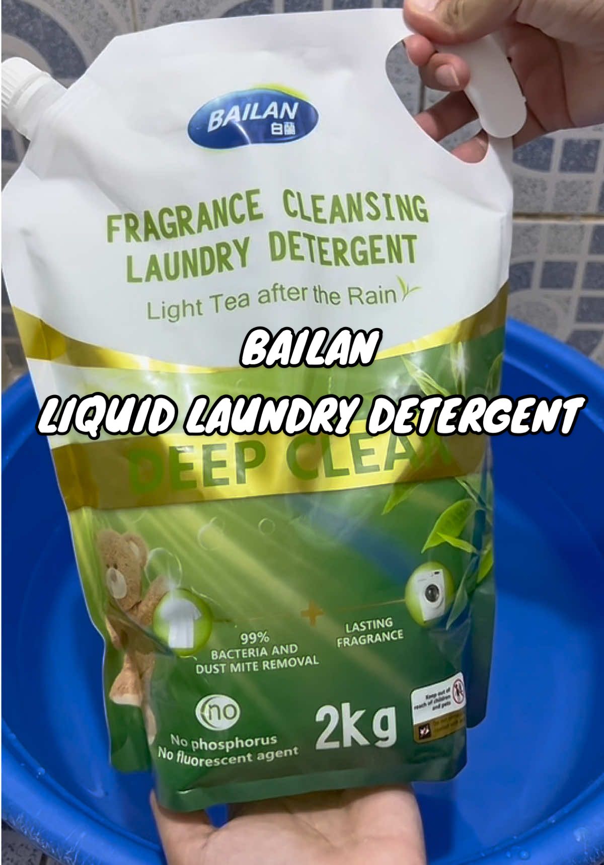 Ang fresh ng amoy napakalight at napakaaffordable pa!✨ Bailan Liquid Laundry Detergent #bailan #liquidlaundrydetergent #laundrydetergent #sabon #laundryessentials 