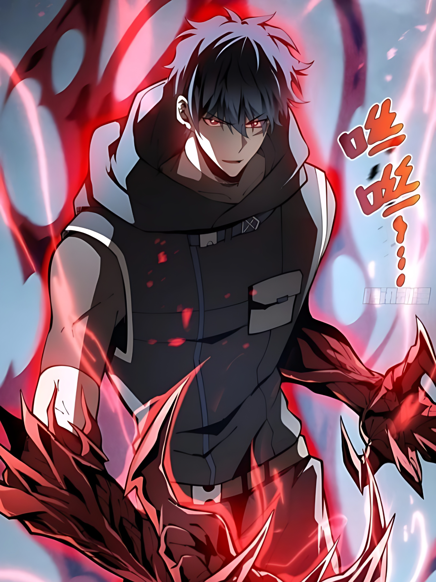 As a red fog engulfs the city, Yan Hao loses his loved ones and his sister vanishes. Seeking revenge and answers, he joins humanity’s last defense while hiding a dangerous secret—he shares the power of the beasts he hunts. Devouring them to grow stronger, he evolves on the battlefield, walking the line between hero and monster, until his true form is revealed: the Crimson King.   📚Name: Doomsday Arrival: Evolution into the Crimson King.  #manhua#manhuarecommendation#manhuaedit#fypシ゚#fyp