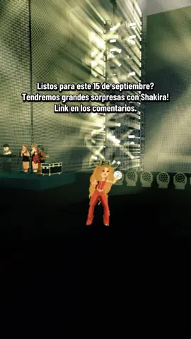Listos para el concierto de Shakira en Roblox este 15 de septiembre??? Tendremos grandes sorpresas, habrá mariachis, cantaremos por primera y única ocasión “Men In This Town”, y habrá invitados especiales como Wyclef Jean o Black Eyed Peas! Te lo vas a perder?  Link de los boletos y de Discord en los comentarios (es indispensable contar con Discord). #robloxconcert #lasmujeresyanolloran #shakiraconcierto #robloxgames #creatorsearchinsights 