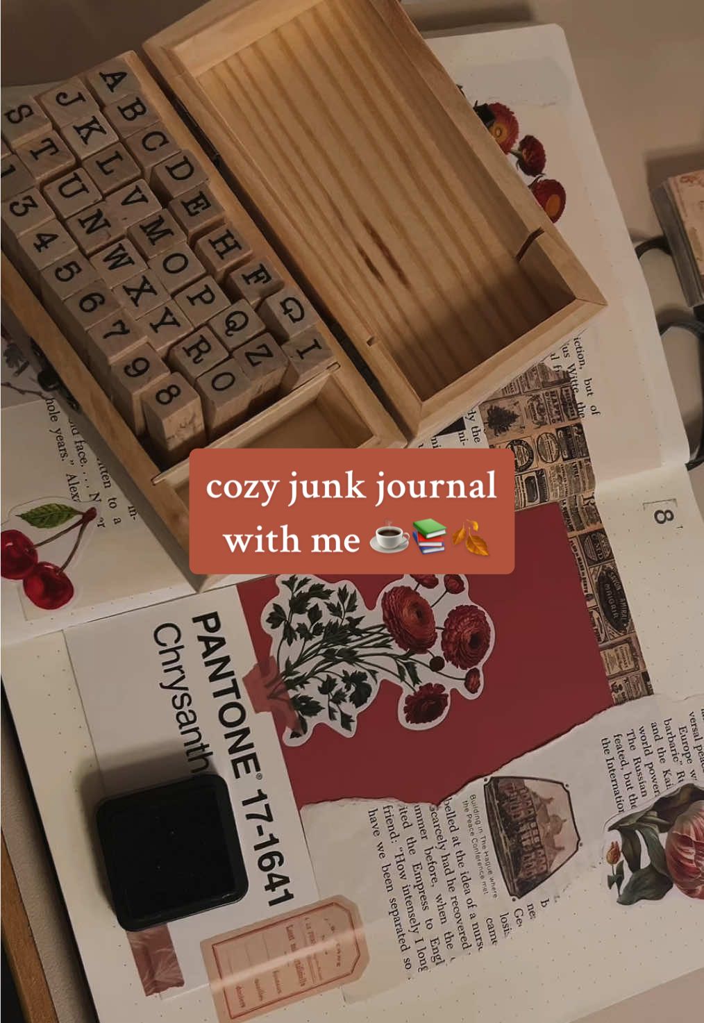 junk journal & gilmore girls >  #gilmoregirls #cozyvibes #fallaesthetic #junkjournal #cozyhobbies 
