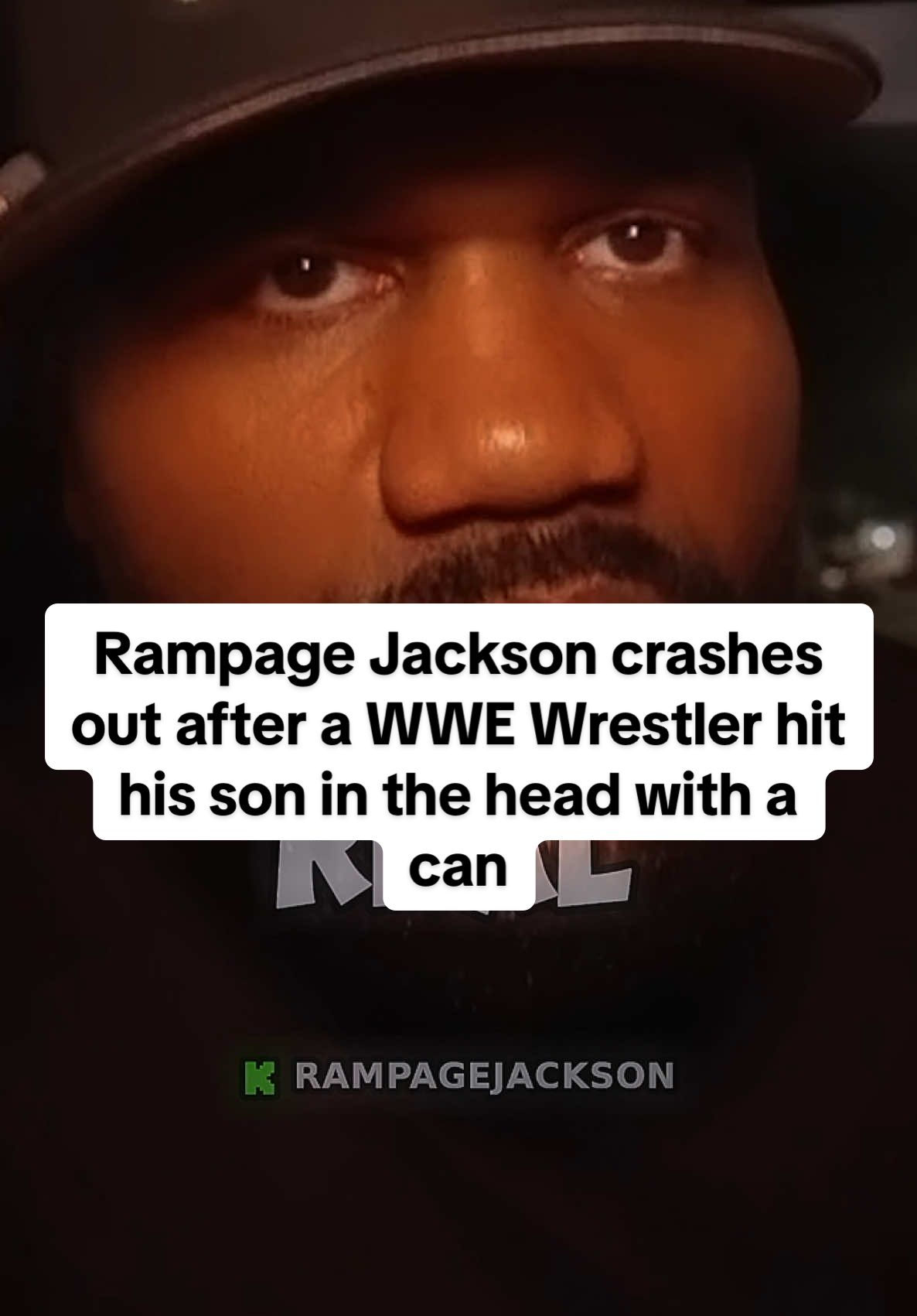 Rampage Jackson crashes out after a WWE Wrestler hit his son in the head with a can #WWE #raja #rampagejackson 