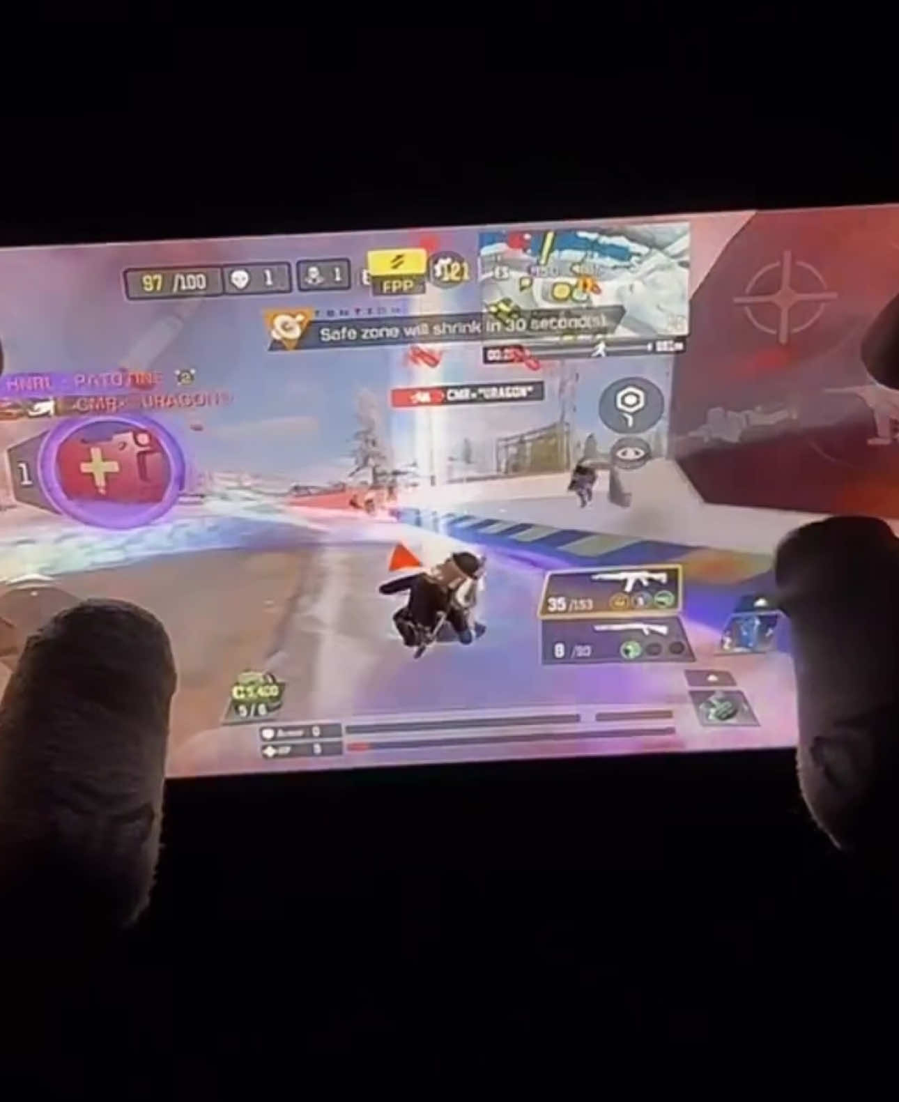 Aim + Slide + Medic. Iphone 14 Pro Max Handcam #codm #medic #livehighlights #handcam #fyp 