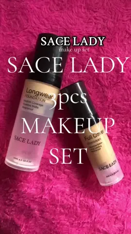 SACE LADY 3pcs face makeup set! 🤩✨ #SACELADY #makeupset #foundation #concealer #waterproof 