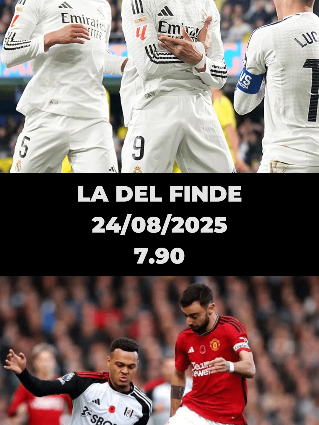 Mis pronósticos de fútbol para mañana😱⚽ #futbol #predicciones #realmadrid #manchesterunited #juventus #emelec #villareal