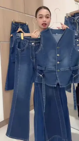 Beli lokal Power Shop LYNDACHANN - ONESET RUBY jeans premium Model atasan dan Vest Celana Cutbray Wanita #setelan #setelanvest #setelanjeans #setelanwanita #setelanwanitakekinian 