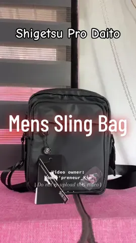 Perfect gift for your love ☺️ #mensbag #shigetsu #menslingbag #bag #formen 