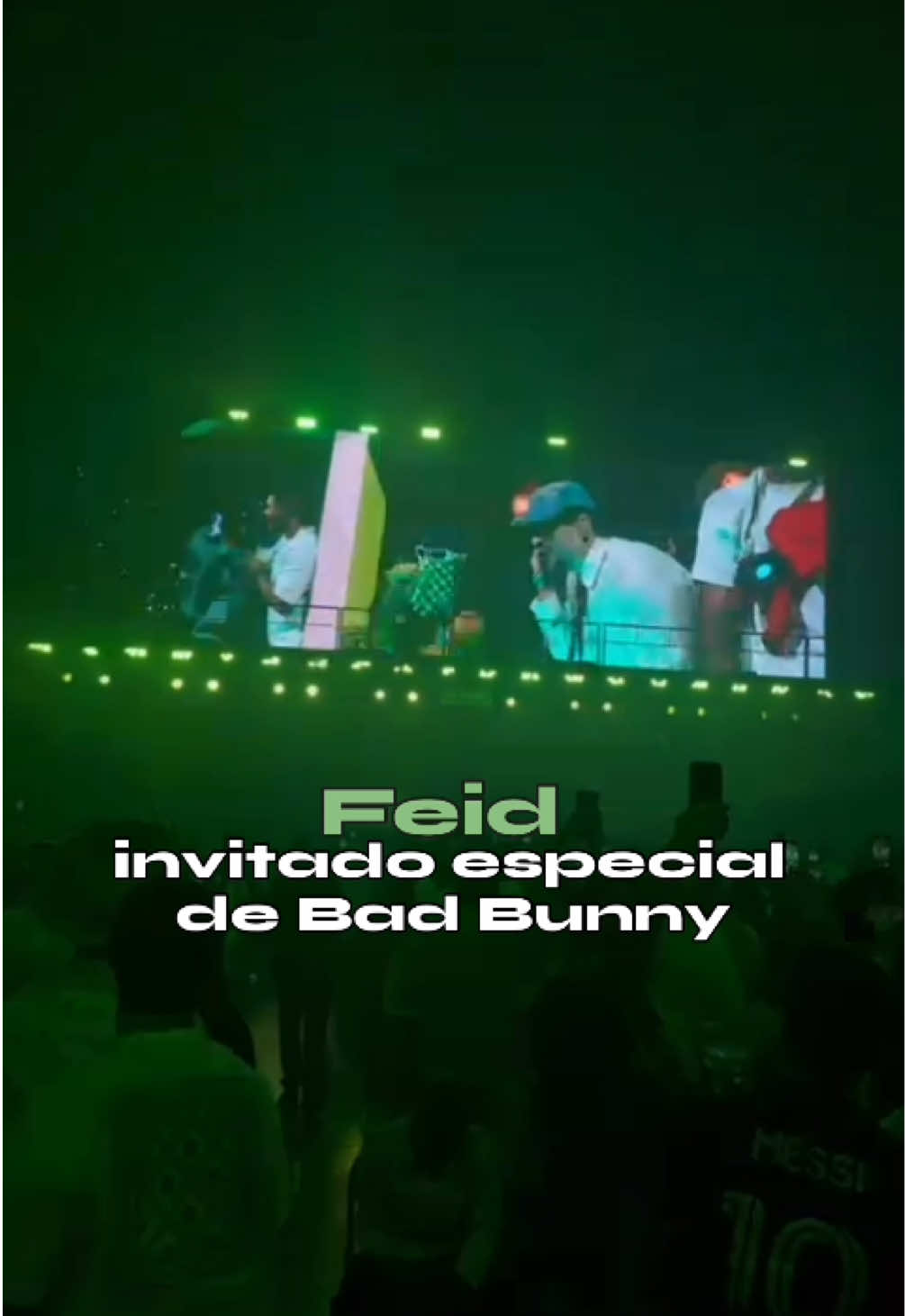 “Perro Negro” suena en el ‘Choli’ con #Ferxxo 💚 Invitado sorpresa de #BadBunny Feid 