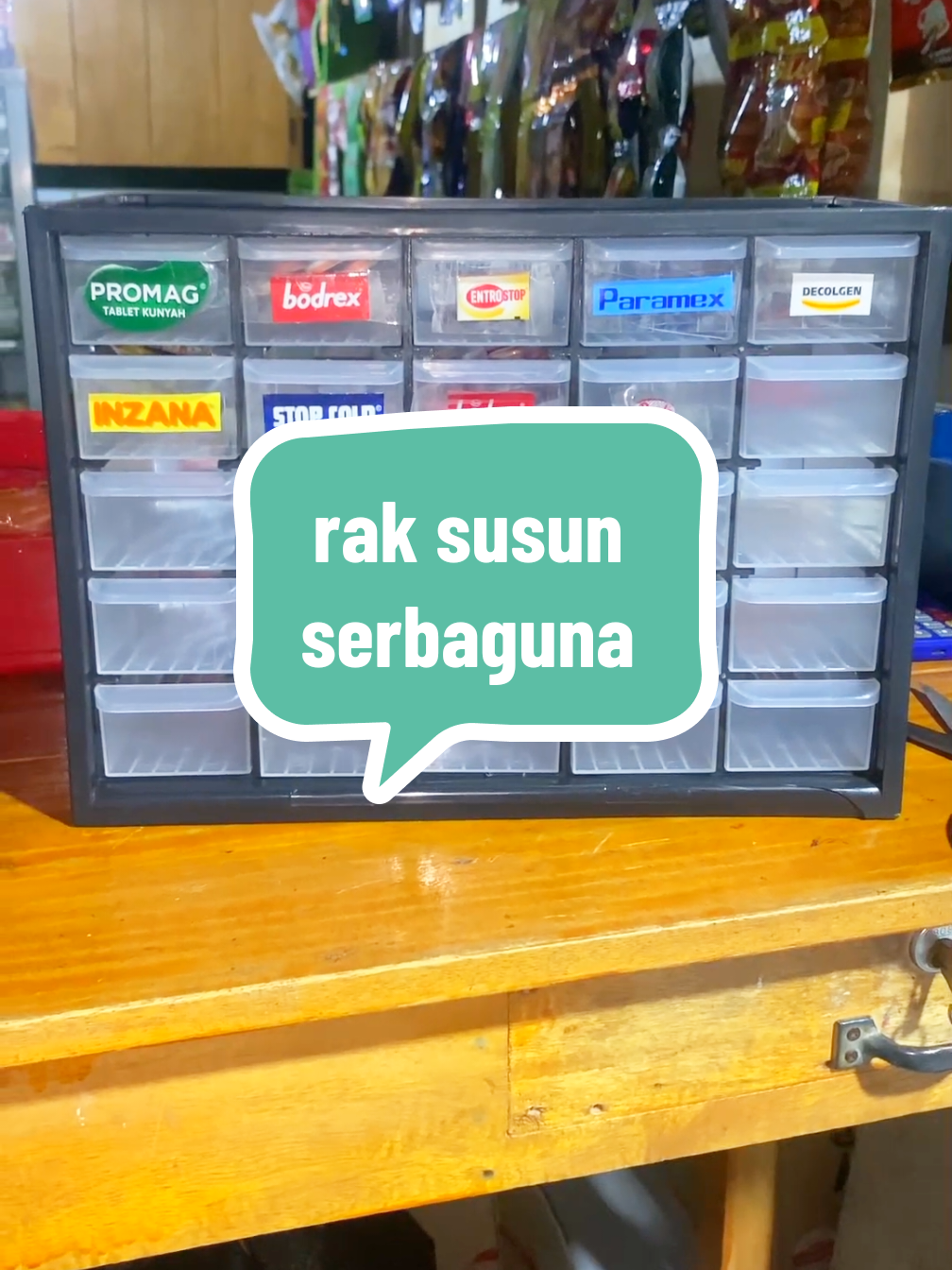 obat-obatan auto rapih kalau pake rak susun serbaguna ini #raksusun #rakobat #laciobat #rakserbaguna #rakserbagunamurah 