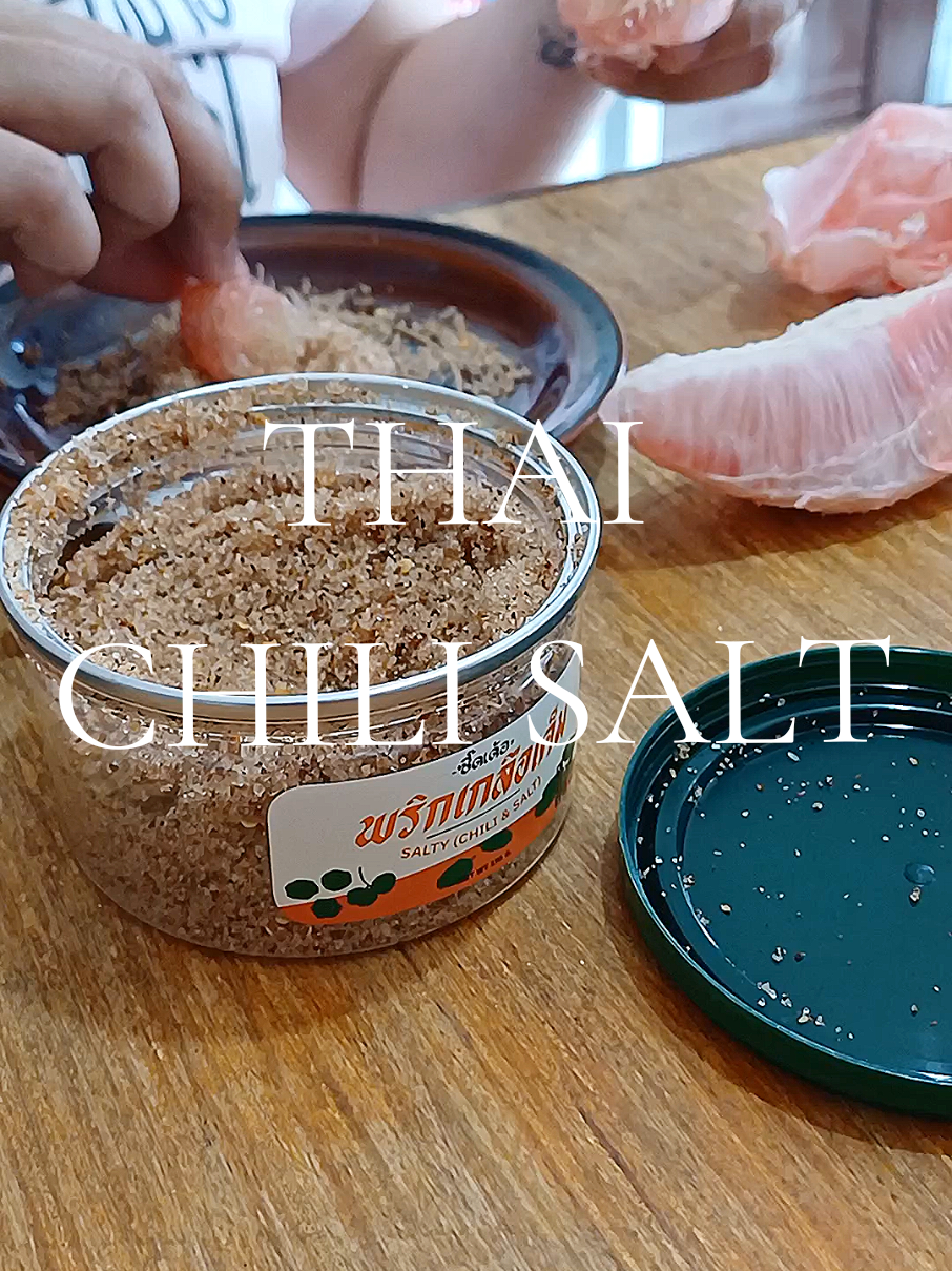 Nakakamiss naman talaga ang asin galing Thailand #thaisalt #salt #chilisalt #Thai Chili Dip #thaichilisalt 