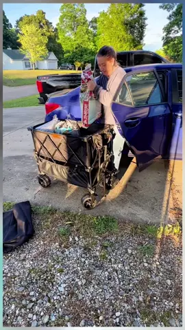 You could use the wagon to take everything at once.👏🥰#vevor #Home #fyp #homeimprovement #wagon @Vevor_US 