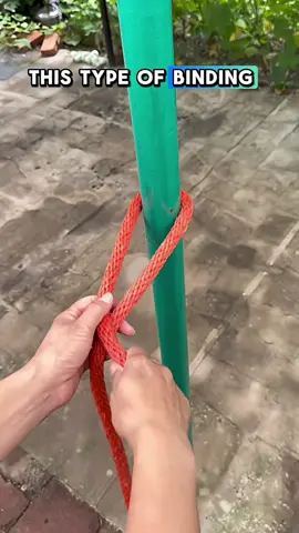 Quick and Strong Way to Tie Rope to a Pole#knot #knowledge #rope 