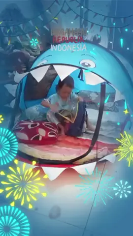 #merdeka temen iki adeknya tenda baru gesss