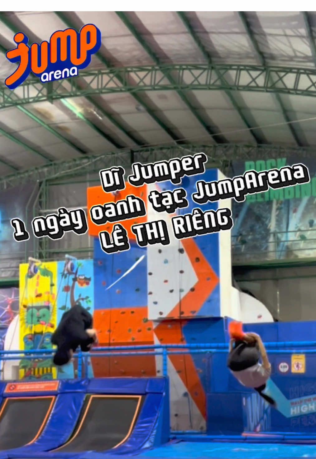 Cùng Dĩ Jumper Oanh Tạc JumpArena Lê Thị Riêng nhé mấy Ní #jumparena #funfitfreedom #JumpArenaChallenge #FFF #khuvuichoi 