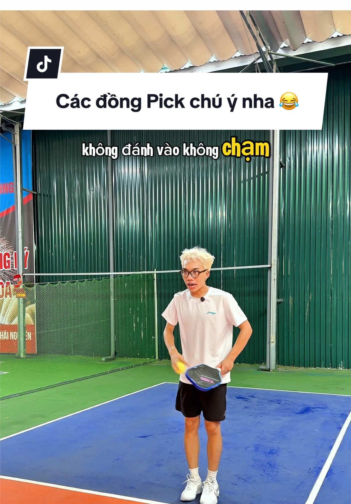🏸 Các đồng Pick chú ý nha 😂 @Bà Cúc  #ninipickleball #pickleball #giaitri #luyentap #banbe