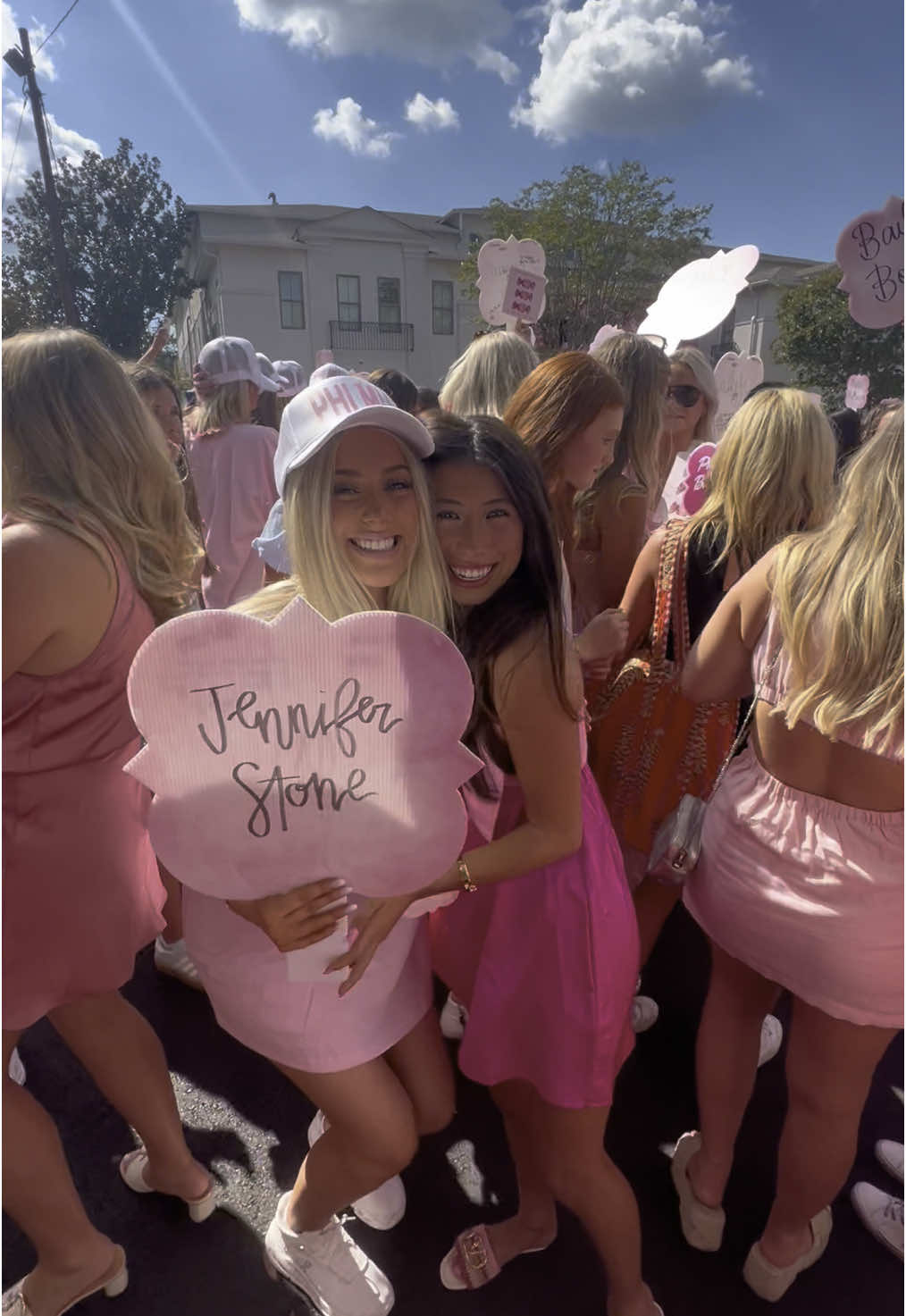 BID DAY BEST DAY!!!! 💖💖💖 #olemissrush #olemissphimu #bidday #olemissbidday @Maddie Foster @Rizzy @Lucy Marie @grace 