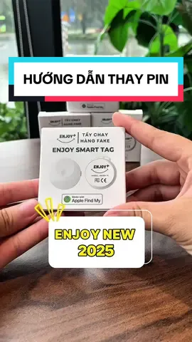 Hướng dẫn các bác thay pin định vị Enjoy New. Dễ làm lắm nha các bác #dinhvi #airtag #smarttag#enjoyplus  