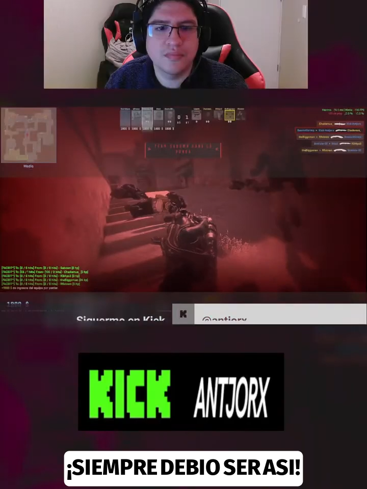 Siempre debi jugar solo en mi server y EEUU en faceit :D #suscribete #cs2moments #kick #viral #clips