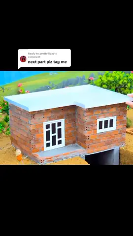 Replying to @pretty lizzy mini construction part 〽️ mini building 🏫 tiny house 🏡🏡 #minibilding #miniconstruction #tinyhouse #foryou #viral 