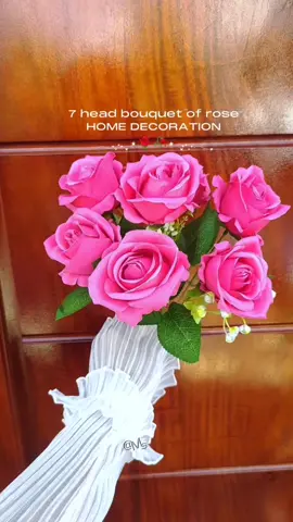 7 head bouquet of rose perfect for home decoration  #flowerbouquet #artificialflower #flower 